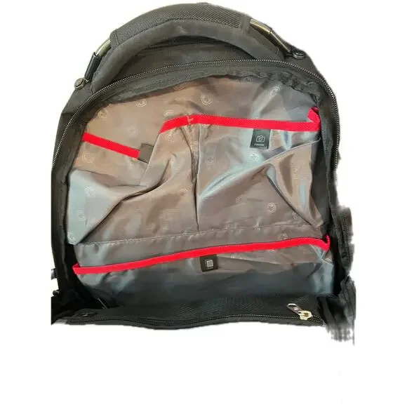 Swiss Gear 3760 Laptop Backpack Black Red